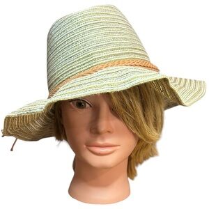 D&Y women’s straw hat wired brim one size fits most
